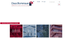 Desktop Screenshot of claus-blumenauer.de